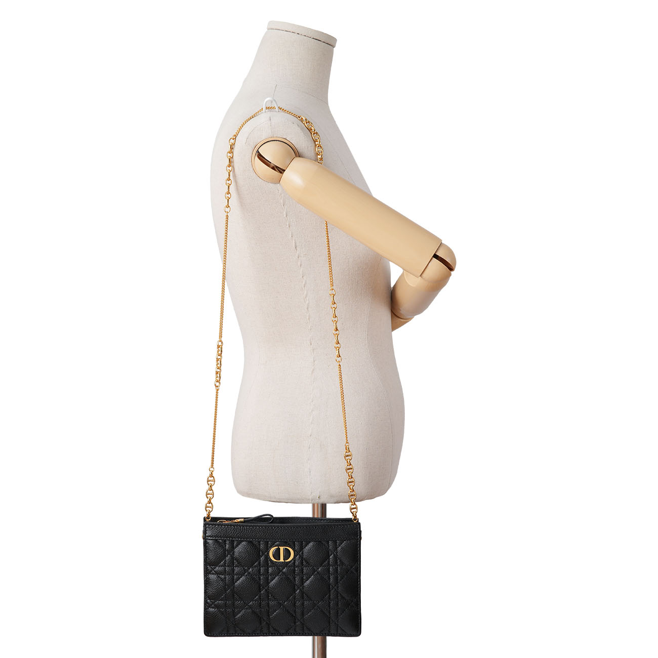 CHRISTIAN DIOR(USED)디올 카로 체인 파우치